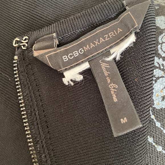 BCBGMAXAZRIA Kaylen Beaded Embellished Cutout Mini Dress Women’s Size M - Picture 7 of 8